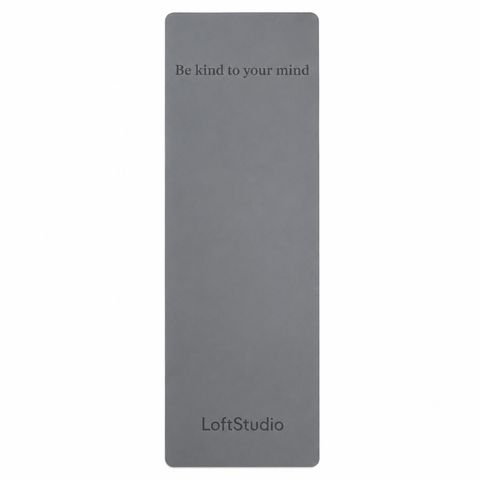 Yoga Mat Rectangular Gris