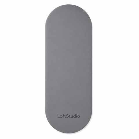 Yoga Mat Ovalado Gris