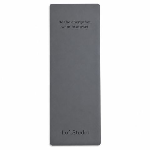 Yoga Mat Rectangular Gris