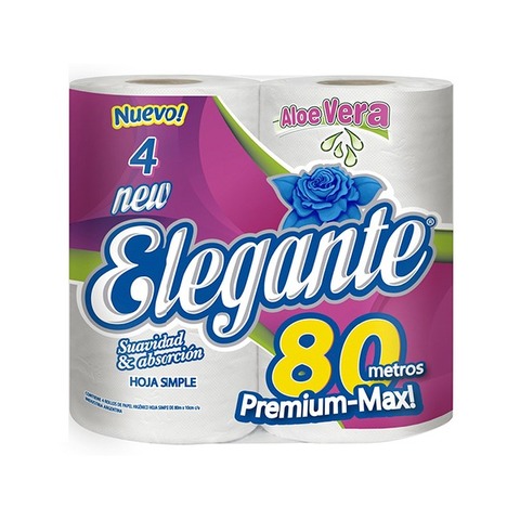 Papel Higiénico Elegante x4 unidades