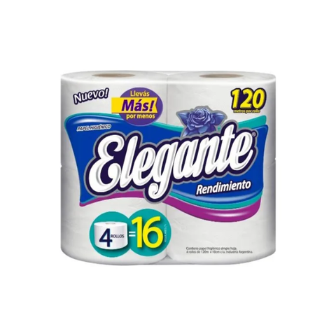 Papel Higiénico x 4 x 120 Mts
