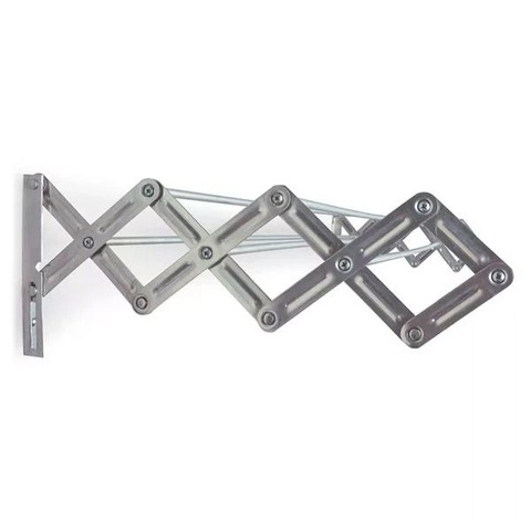 Tendedero Plegable de pared 1.20 m Aluminio 