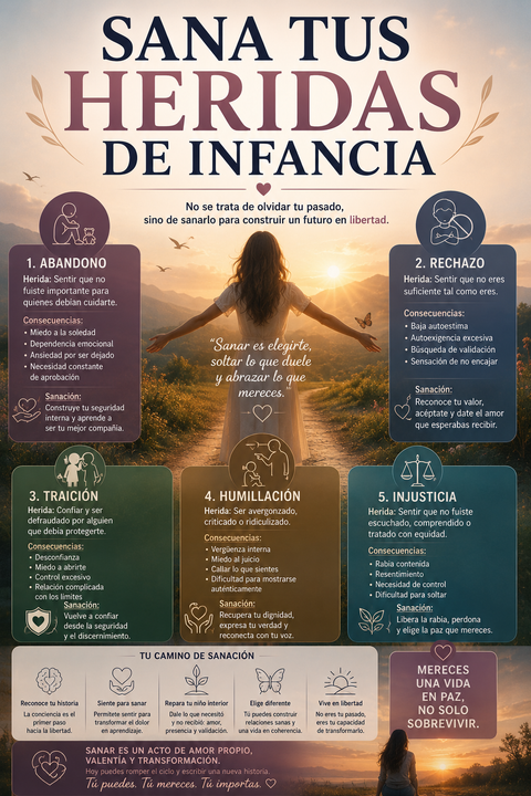Aprende a Sanar Tus Heridas de Infancia