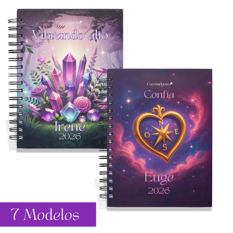 Agenda Cocreadora Holística 2026 Semanal - Personalizada