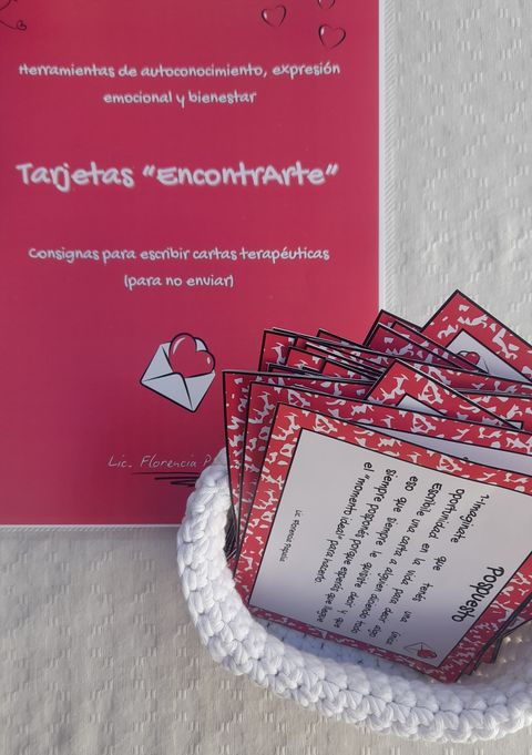 Tarjetas EncontrArte. Consignas para escribir cartas terapéuticas (para no enviar)