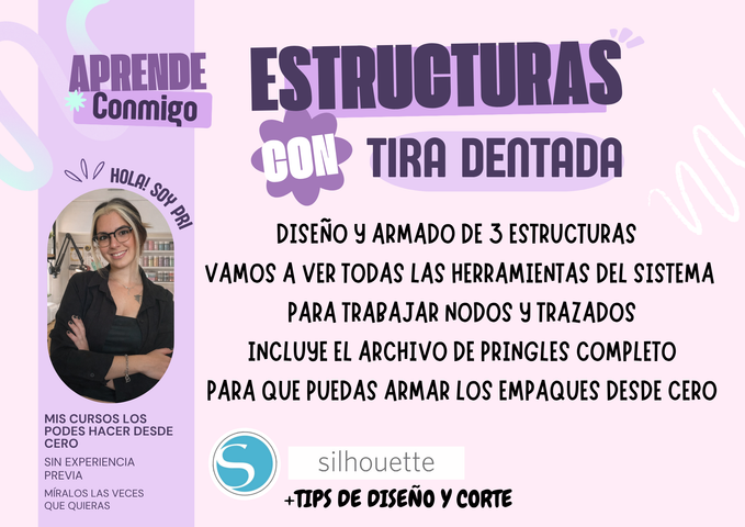 Pringles y estructuras con tira dentada 