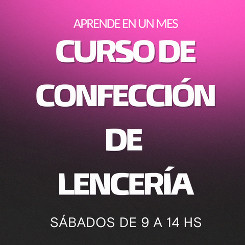 Curso de lencería sabatino