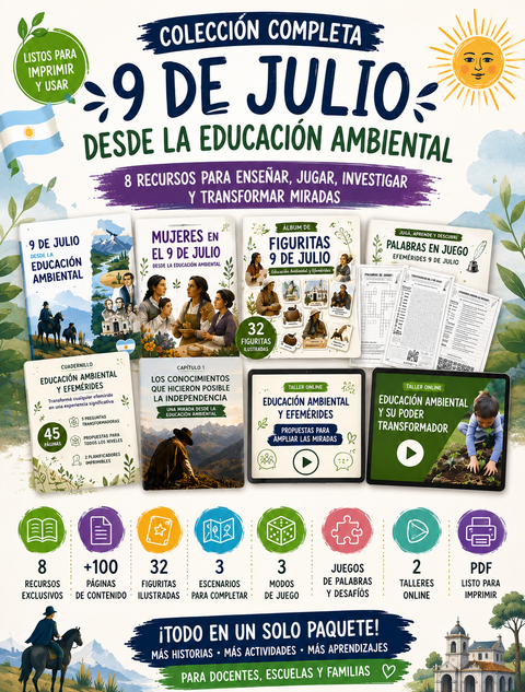 9 de julio: Colección Completa desde la Educación Ambiental