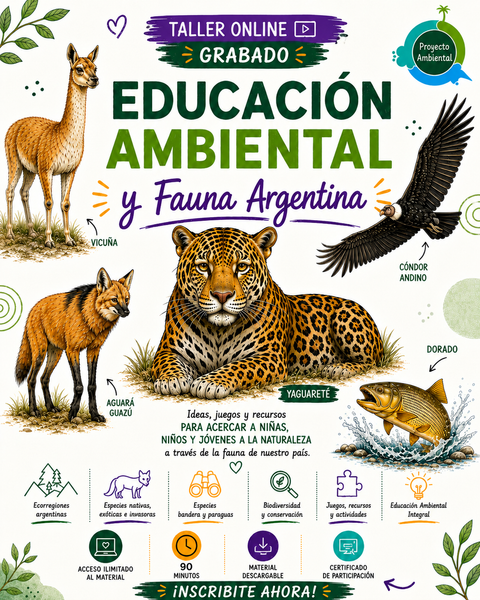 Taller Online: Educación Ambiental y Fauna Nativa 