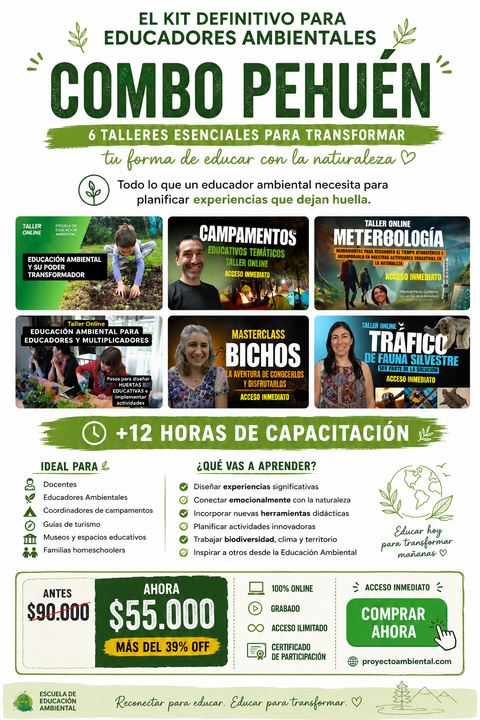 Combo Pehuén: Kit de herramientas para Educadores Ambientales