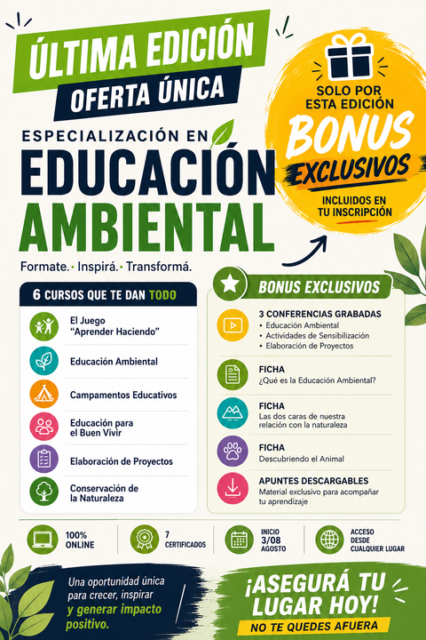 Especialización en Educación Ambiental
