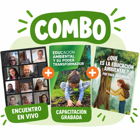 Educación Ambiental: Encuentro en vivo + Taller Online