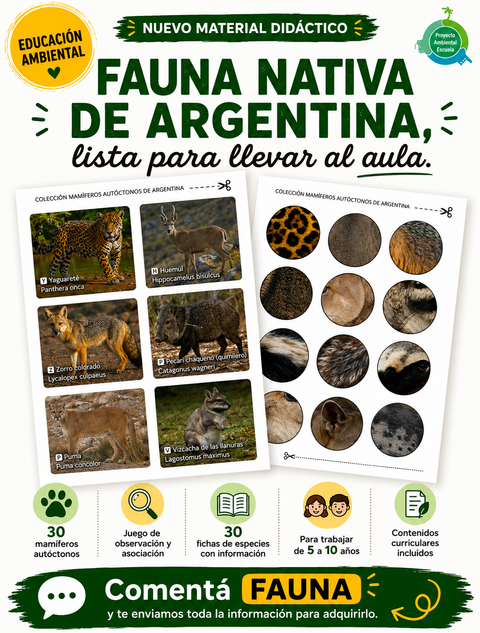 Juego Fauna de Argentina: ¿de quién es este pelaje?