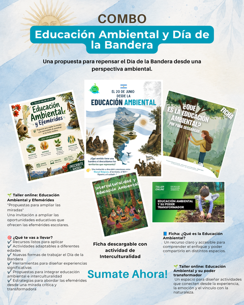 Combo: Educación Ambiental y el Día de la Bandera