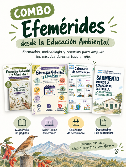 Combo efemérides desde la educación ambiental: septiembre 