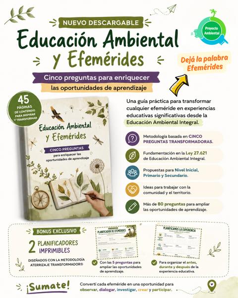 Cuadernillo: Educación Ambiental y Efemérides