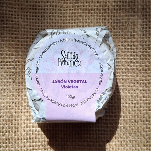 Jabón Vegetal - Línea Esencial - Violetas