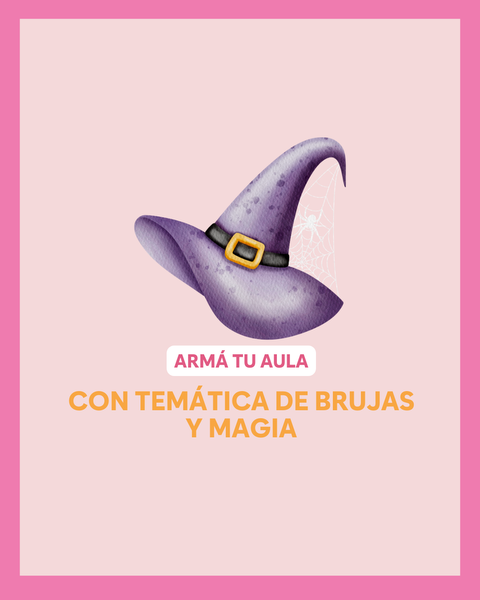 Armá tu aula con temática de magia y brujas