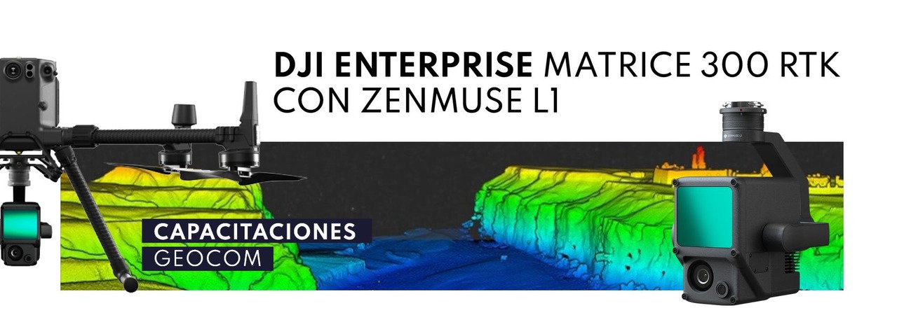 Capacitación DJI Matrice 300 RTK con Zenmuse L1