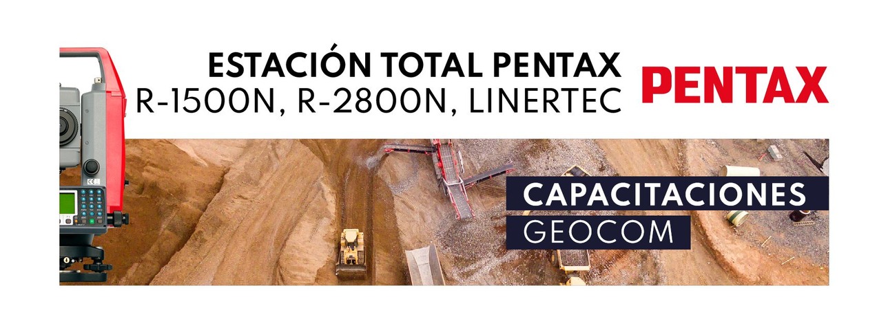 Capacitación Estación Total PENTAX R-1500N, R-2800N, LINERTEC