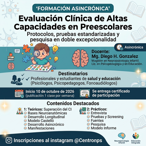 Evaluación Clínica de Altas Capacidades en Preescolares