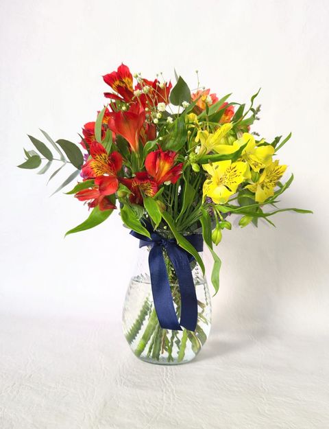 Florero de Alstroemerias