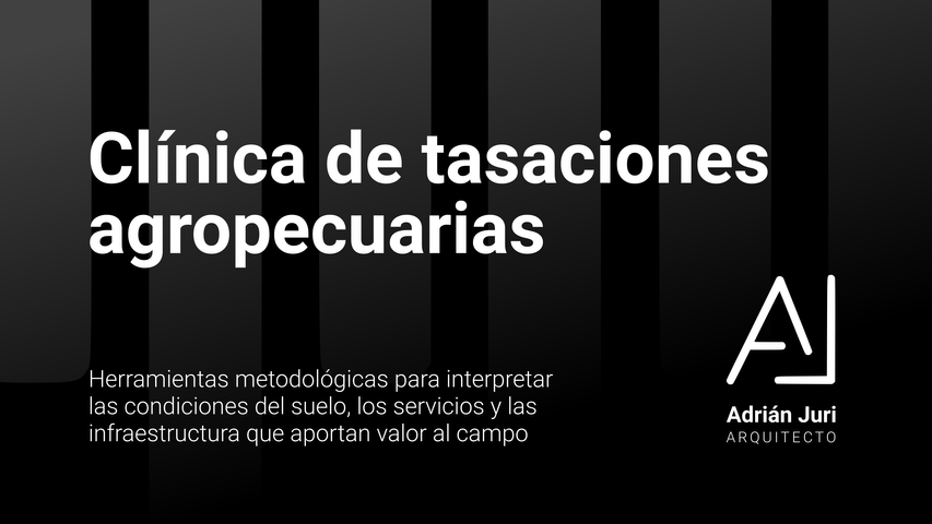 Clínica de tasaciones agropecuarias / Grabado