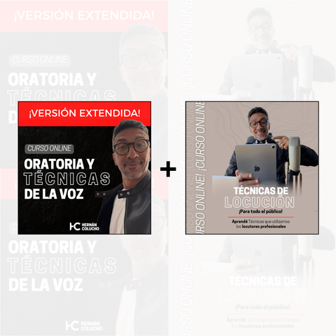 ORATORIA + TÉCNICAS DE LOCUCIÓN