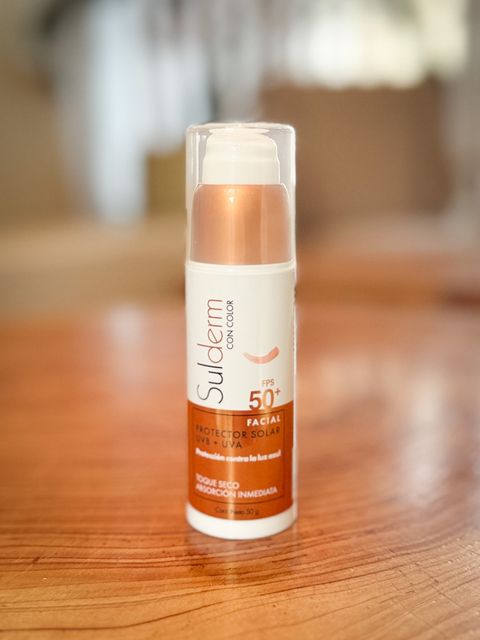Protector solar facial FPS 50+ UVB/UVA sin color