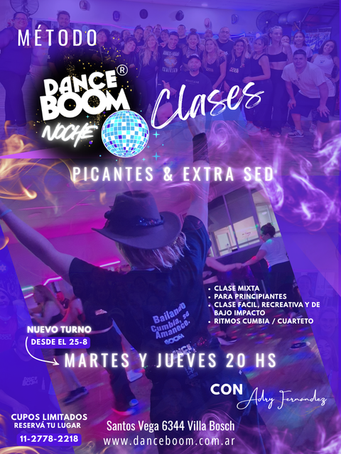 Clase Dance Boom Noche -Con Adry Fernandez