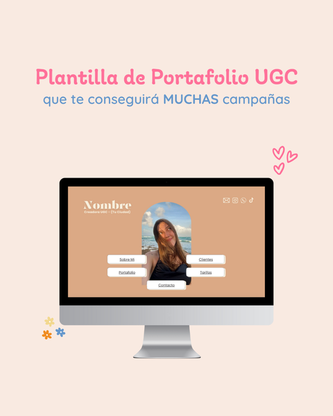 Plantilla para tu Portafolio UGC