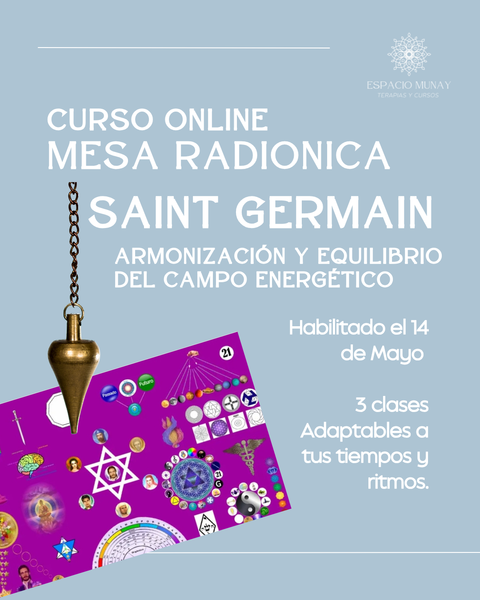 Mesa Radionica Saint Germain (Llama Violeta)