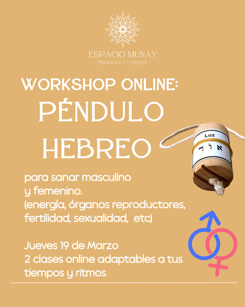 Pendulo Hebreo (sanar masculino y femenino)