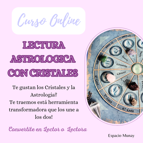 Lectura de Cristales y Astrologia