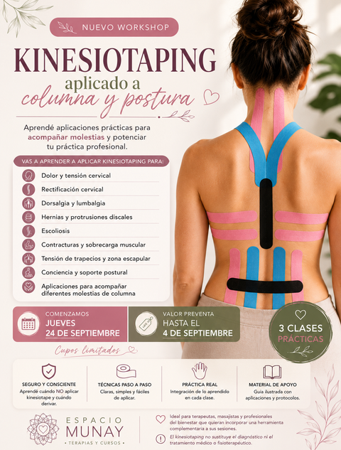 Kinesiotaping (columna, espalda y postura)