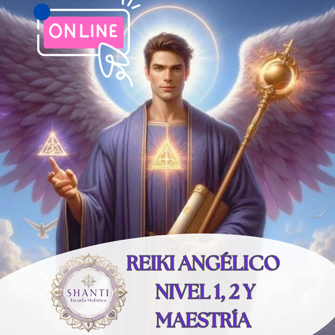 REIKI ANGELICAL NIVEL 1, 2 Y MAESTRIA ONLINE - 