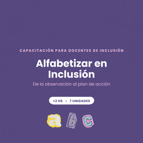Alfabetizar en inclusión - De la observación al plan de acción