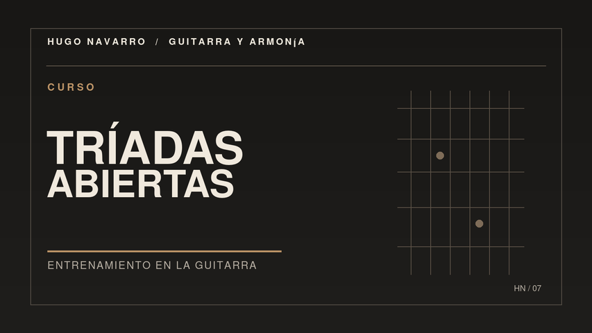 Entrenamiento de tríadas abiertas