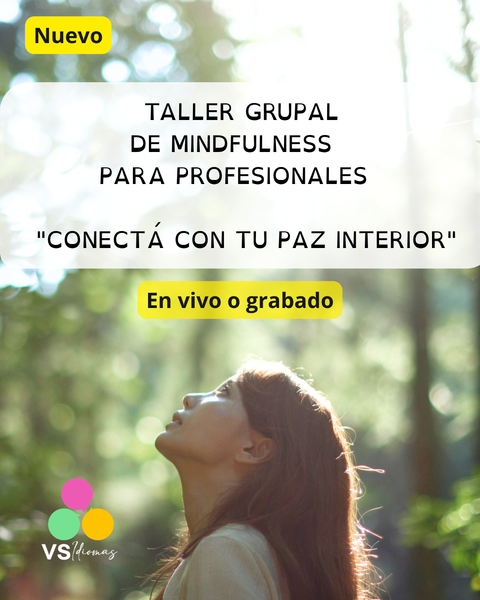 Taller grupal de Mindfulness para profesionales 