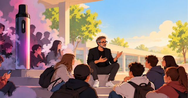 Cómo abordar la crisis del vapeo en centros educativos y colegios
