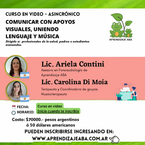 Comunicar con apoyos visuales, uniendo lenguaje y música