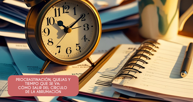 Procrastinación, quejas y tiempo que se va: cómo salir del círculo de la abrumación