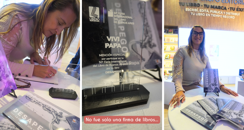 No fue solo una firma de libros...