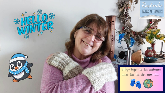 ¡¡Mitones super lindos, super abrigados y requetefáciles!!