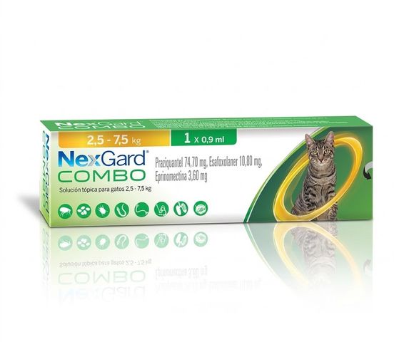 Nexgard Combo Gato 2.5-7.5kg 
