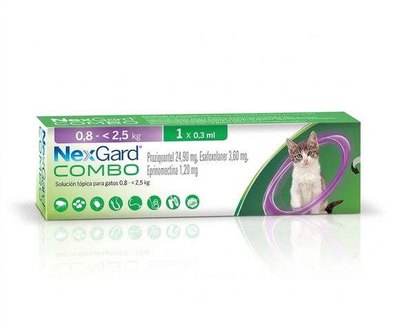 Nexgard Combo Gato >2.5kg 