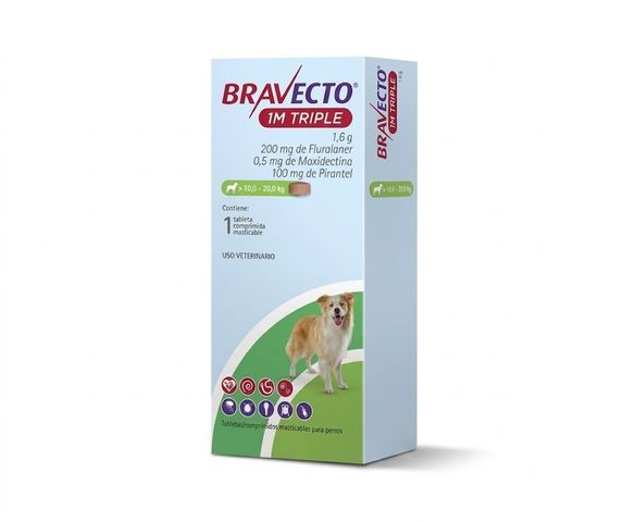 Bravecto 1M Triple 10-20kg