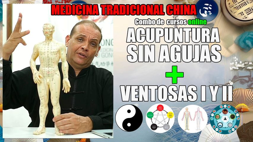 Acupuntura Sin Agujas + VENTOSAS (inicial + avanzado)