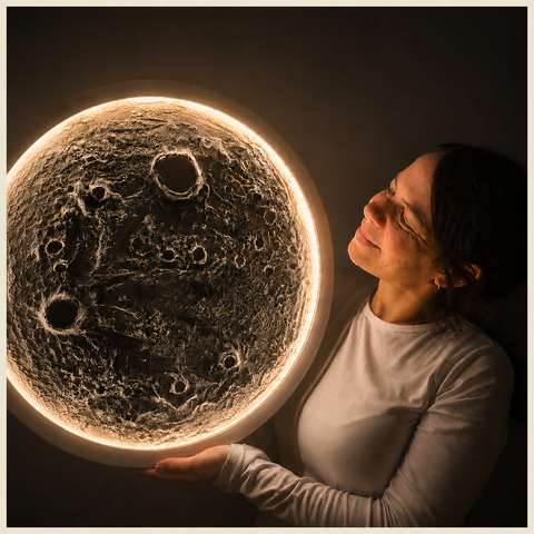 Creá tu propia Luna iluminada