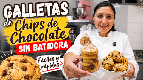 Galletas con Chips de Chocolate sin Batidora: Fáciles, Rápidas y Perfectas
